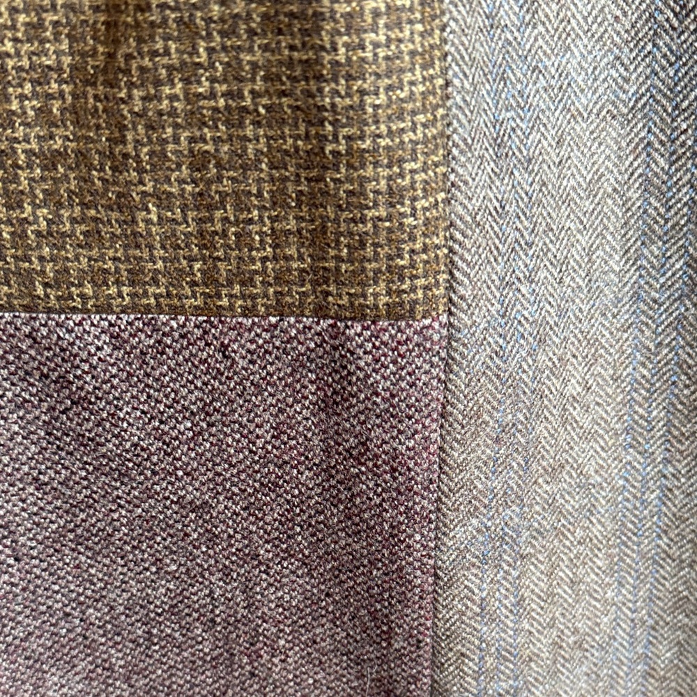 Patchwork Wool Trousers - Picture 8 of 13